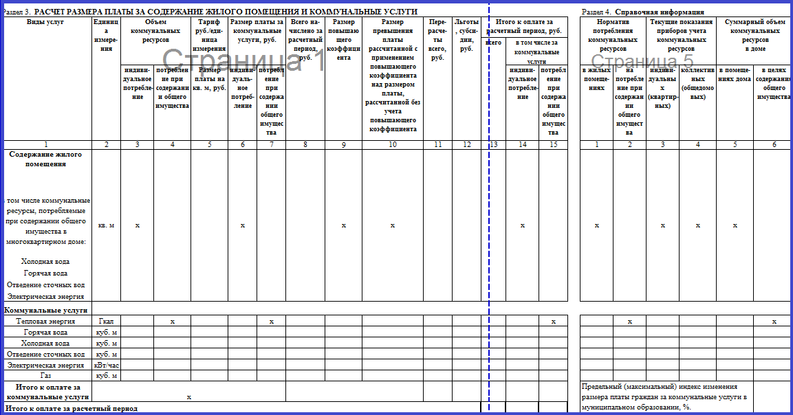 Форма 1 жкх зима образец заполнения