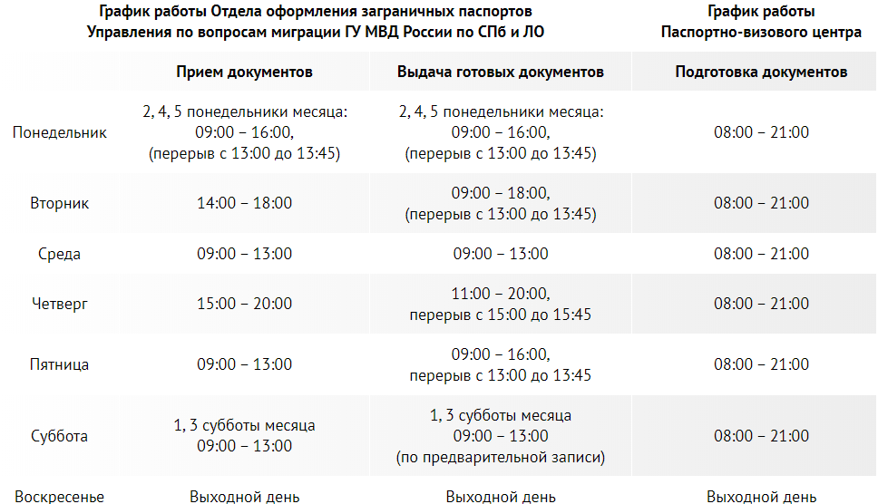 Загранпаспорт нового образца на 10 лет спб